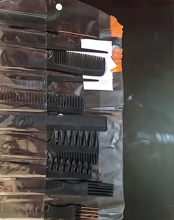 شانه مو کد 01 مجموعه 10 عددی