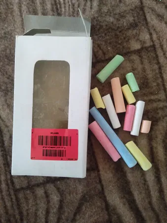 گچ رنگی مدل 0020بسته 6 عددی