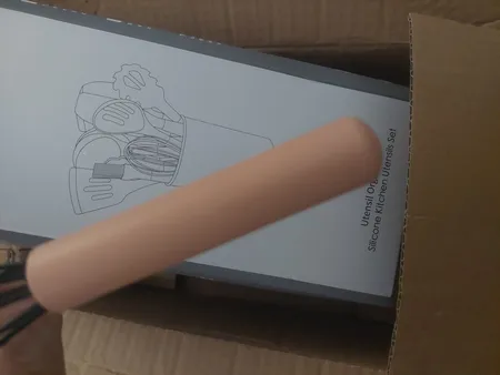 سرویس کفگیر و ملاقه 12 پارچه کیچن ست مدل سیلیکونی کد 01