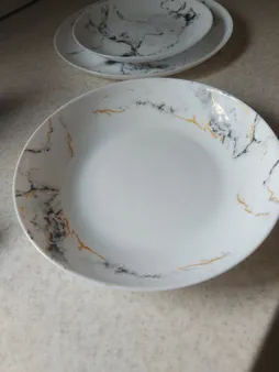 سرویس غذا خوری 26 پارچه گلدن اپال مدل ماربل