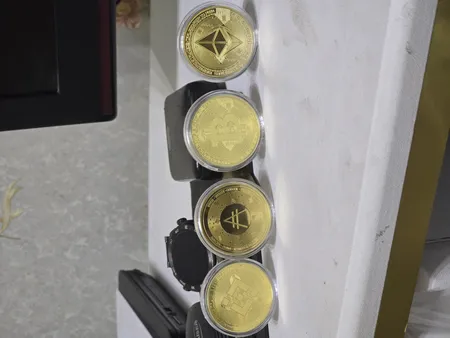 دکوری مدل نماد بیت کوین BTC