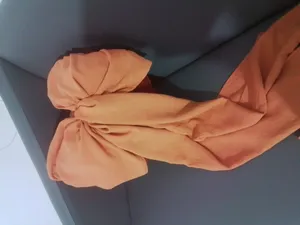 تجریه خرید ست نیم تنه و شلوار زنانه مدل Laydy رنگ پرتغالی