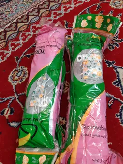 سفره یکبار مصرف طرح گل دار 03 رول 50 متری بسته 2 عددی