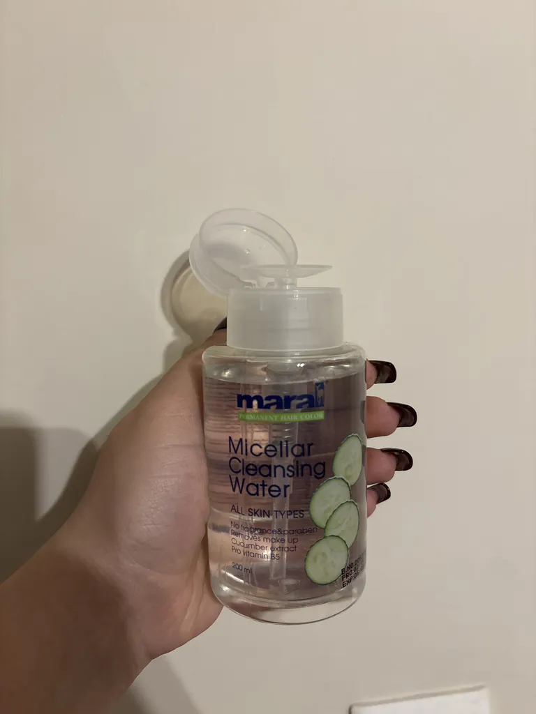 محلول پاک کننده آرایش صورت مارال مدل خیار حجم 200 میلی لیتر