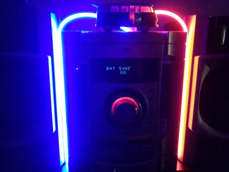 ریسه نئون فلکسی مدل v12 طول 50 سانتی متر