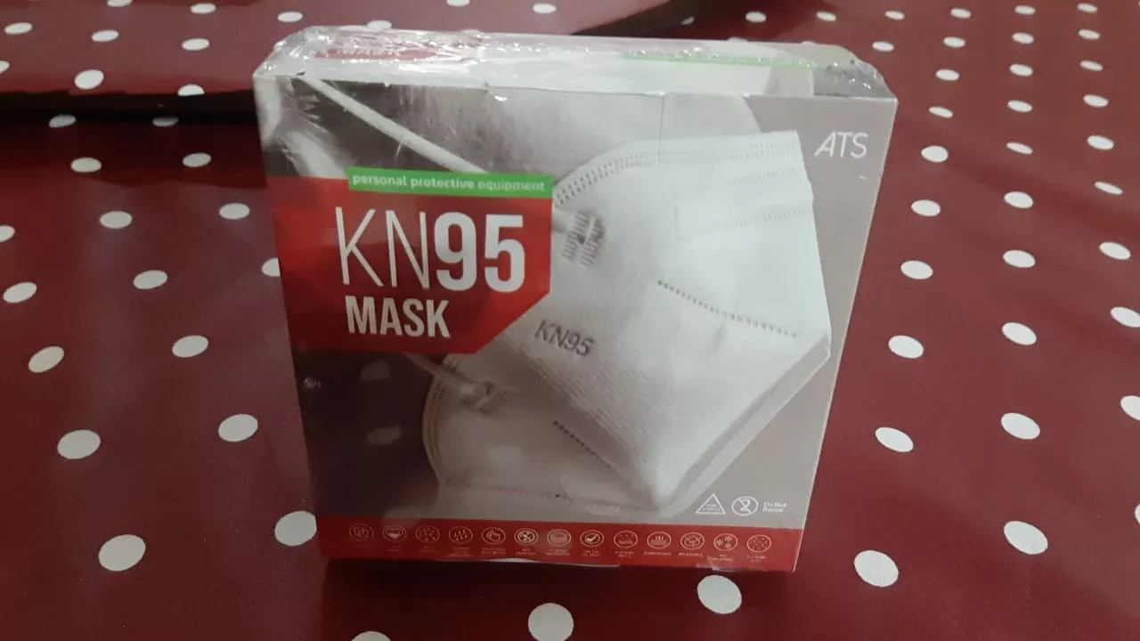 ماسک تنفسی اونلی یو مدل 5 لایه KN95Blu-584 بسته 10 عددی