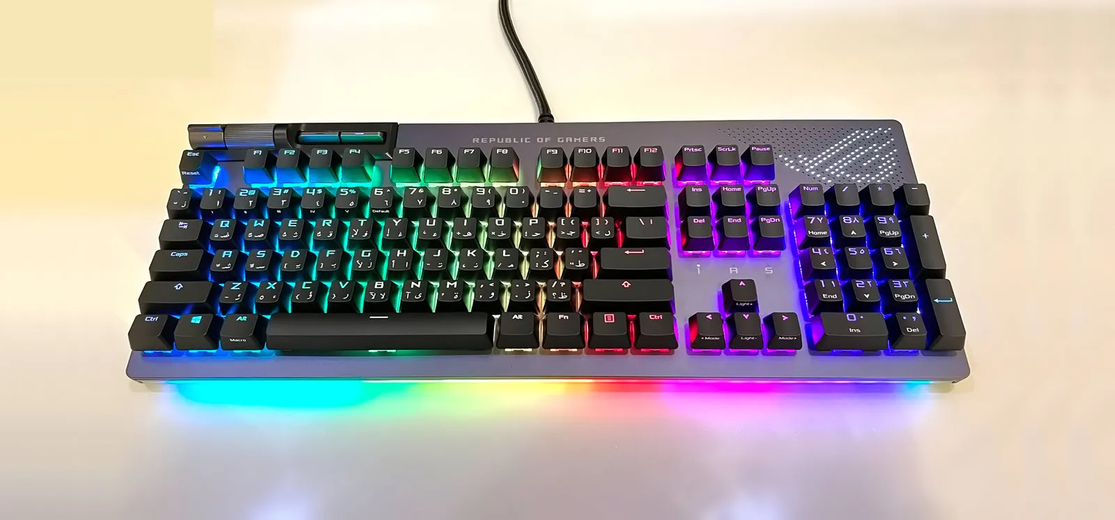 کیبورد مخصوص بازی ایسوس مدل ROG STRIX FLARE II ANIMATE