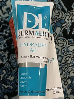 کرم مرطوب‌کننده درمالیفت مدل Hydralift AC Cream مناسب پوست‌های چرب حجم 50 میلی‌لیتر
