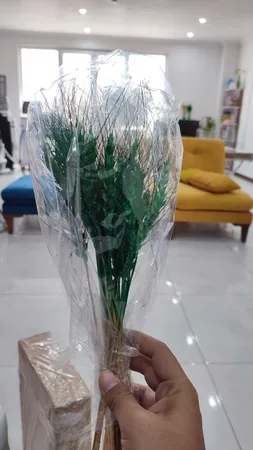 دسته گل خشک مدل خوشه گندم کد 20