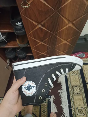 کفش راحتی مدل آل استار ساقدار رنگ مشکی