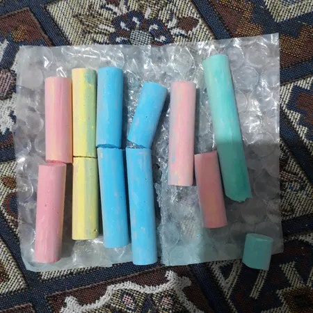 گچ رنگی مدل 0020بسته 6 عددی