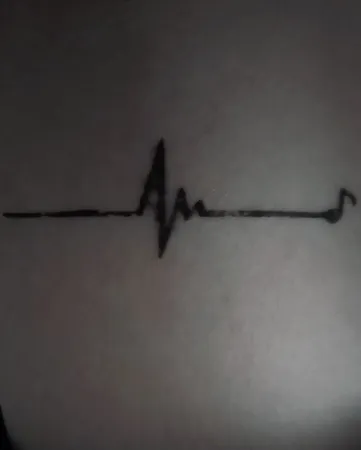 حنا طراحی و شابلون تتو موقت مدل ضربان M3 مجموعه 9 عددی