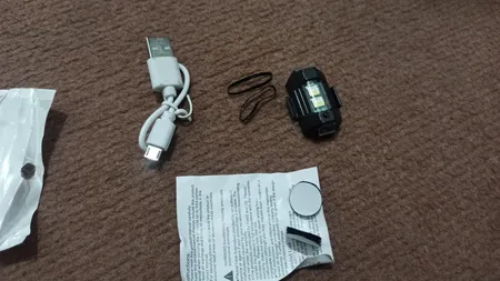 چراغ دوچرخه مدل RGB