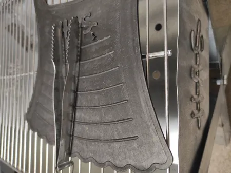 منقل تاشو سفری مدل H07 بهمراه باد بزن و انبر