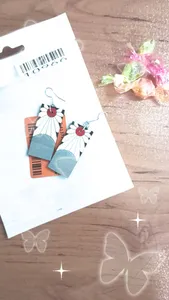 تجریه خرید گوشواره دخترانه مدل سرهه طرح شیطان کش کد 07