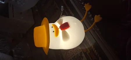 چراغ خواب کودک طرح اردک سیلیکونی