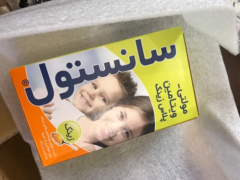 شربت مولتی سانستول پلاس زینک روژین فارمد - ۱۵۵ میلی لیتر