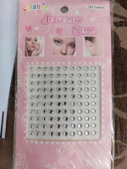 پیرسینگ بینی زنانه مدل چسبی طرح الماس کد nos110 بسته 100 عددی