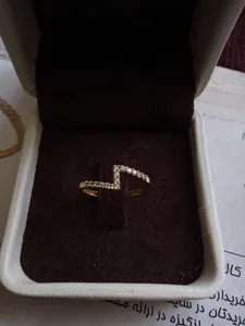 تجریه خرید انگشتر طلا 18 عیار زنانه جواهری سون مدل 2470