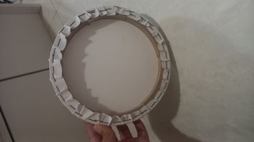 بوم نقاشی جهان بوم مدل NIL-CRCL سایز 20x20سانتی متر