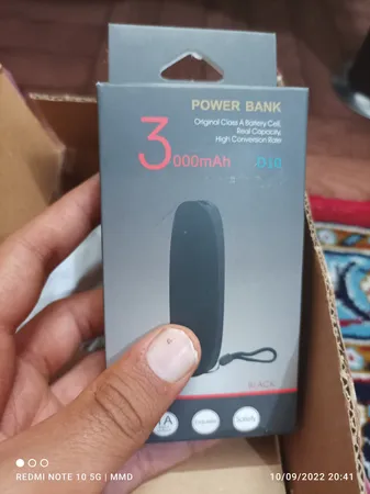 پاوربانک مدل D10 ظرفیت 3000 میلی آمپر ساعت