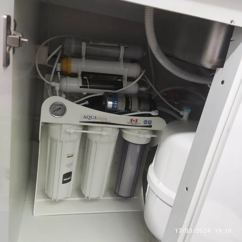 دستگاه تصفیه کننده آب آکوآ اسپرینگ مدل UF - SF4800 به همراه فیلتر رسوبگیر گلیتز دستگاه تصفیه کننده آب آکوآ اسپرینگ مدل UF - SF4800 به همراه فیلتر رسوبگیر گلیتز