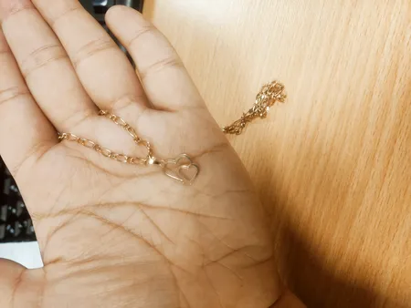 آویز گردنبند طلا 18 عیار زنانه مایا ماهک مدل MM1481 طرح دو قلب