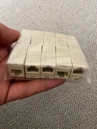 مبدل افزایش طول RJ45 مدل کوپلر بسته 10 عددی
