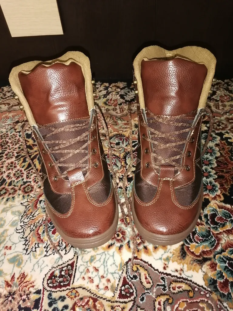 نیم بوت مردانه نسیم مدل سوئد رنگ قهوه ای