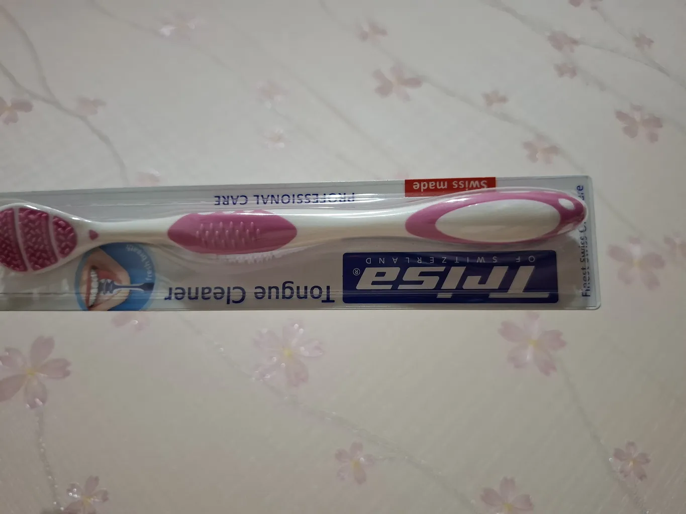 مسواک زبان شور تریزا مدل پروفشنال کر با برس نرم