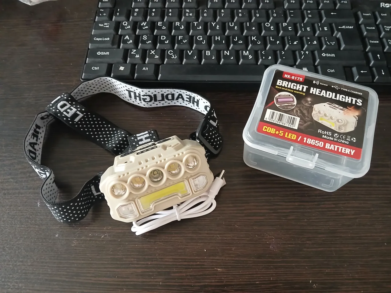 چراغ پیشانی مدل HX-817S