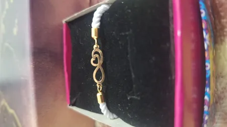 دستبند طلا 18 عیار زنانه مدل قلب و بینهایت