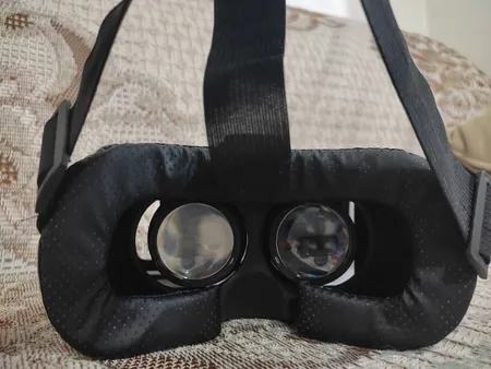 هدست واقعیت مجازی وی آر باکس مدل VR Box به همراه DVD نرم افزار و پنکه همراه microUSB