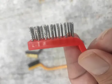 فرچه طرح مسواک بسته 3 عددی