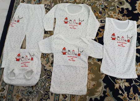 ست 5 تکه لباس نوزادی مدل b67