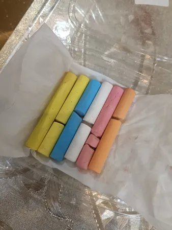 گچ رنگی مدل 0020بسته 6 عددی