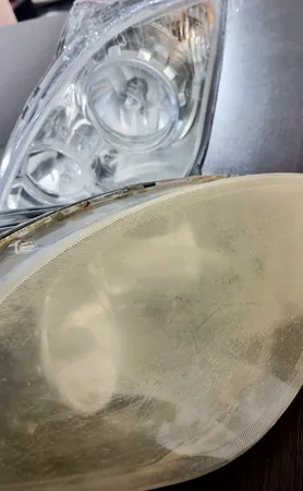 طلق چراغ جلو خودرو مدل فابریک مناسب برای تیبا بسته 2 عددی