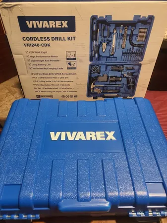 پیچ گوشتی شارژی 12 ولت ویوارکس مدل VR1240-CDK مجموعه 40 عددی