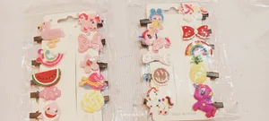 تجریه خرید گیره مو دخترانه مدل یونیکورن بسته 10 عددی