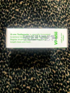 تجریه خرید پودر سفید کننده دندان وی وان مدل Mint وزن 50 گرم