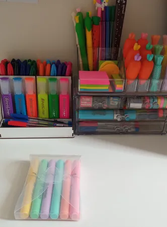 ماژیک علامت گذار پلیکان مدل Heron مجموعه 6 عددی