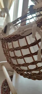 تجریه خرید سبد سیب زمینی و پیاز اکوسبدکو مدل آویز خمره ای کد moas370