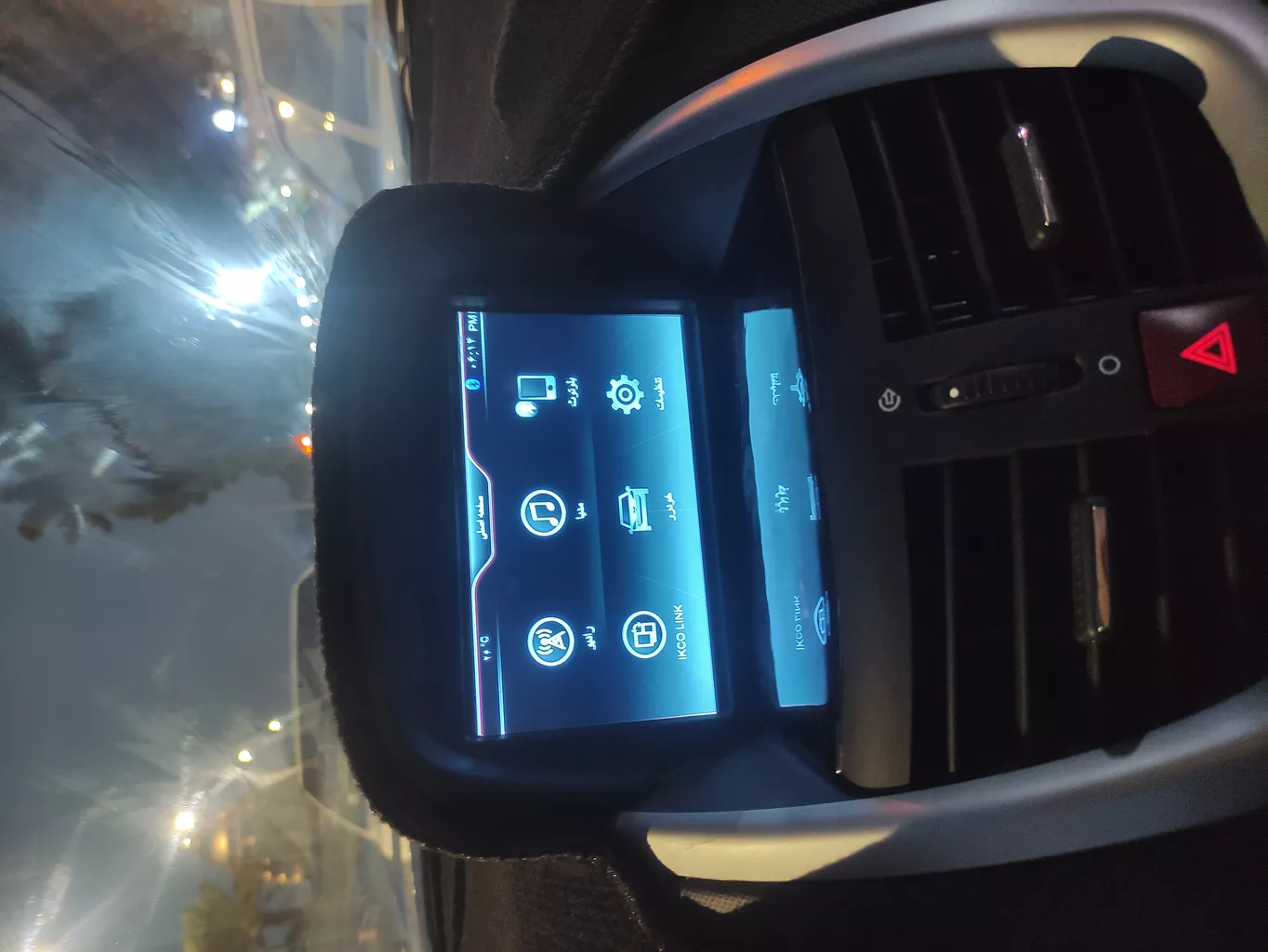 محافظ صفحه نمایش مانیتور پخش خودرو کد A60 مناسب برای پژو 207