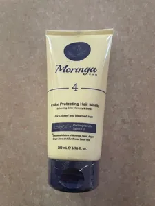 تجریه خرید ماسک مو مورینگا اِمو مدل 4 مراقبت از رنگ موهای رنگ شده و دکلره 200 میلی لیتر