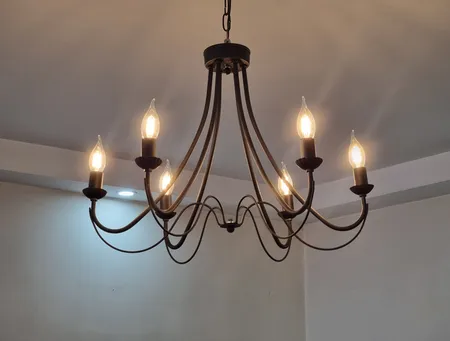 لوستر رایکا شش شعله کد HR21