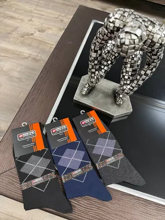 جوراب ساق بلند مردانه سیرداش مدل 308 بسته 3 عددی