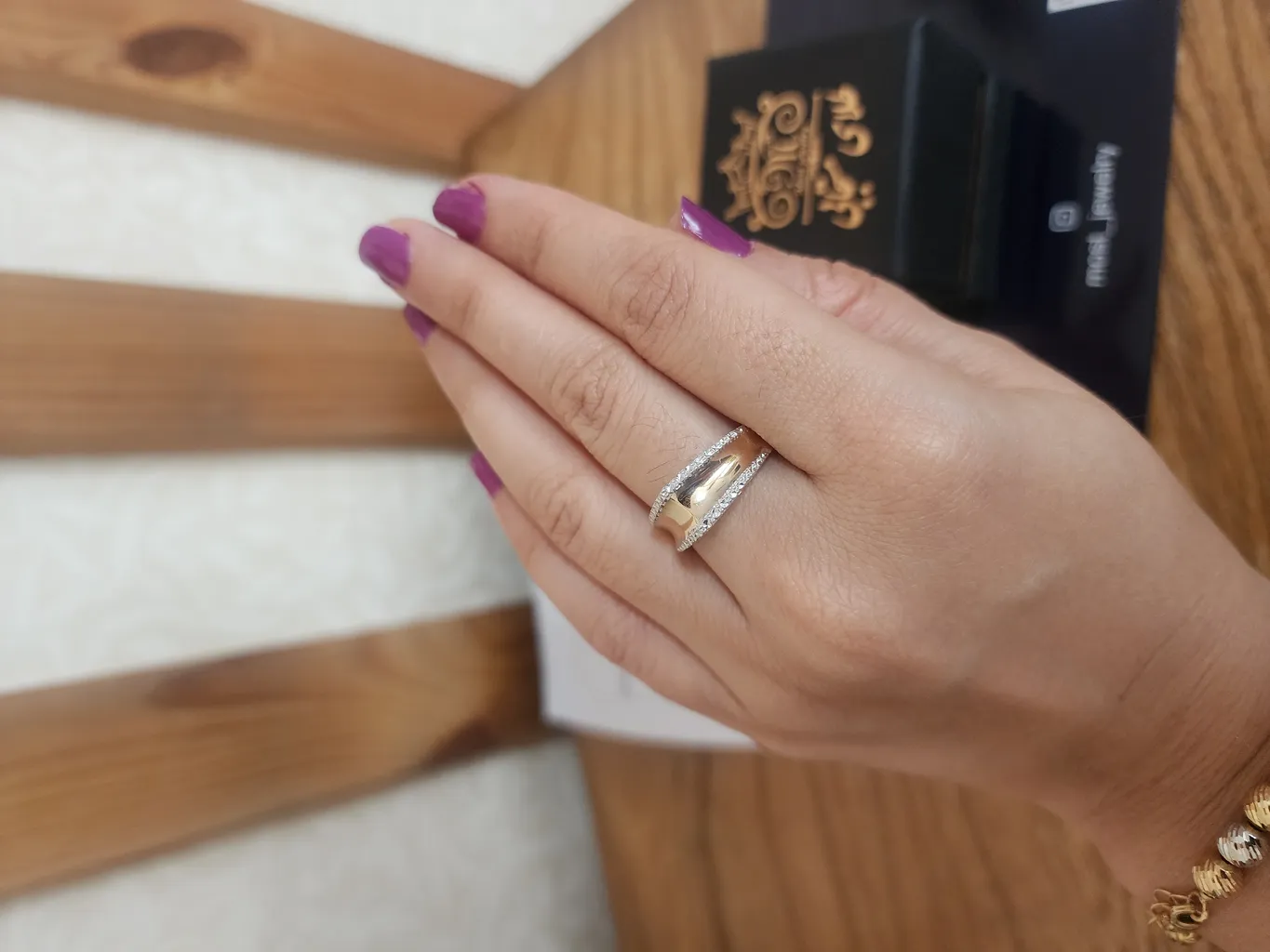 انگشتر طلا 18 عیار زنانه طلای مستجابی مدل  آوا کد 67037