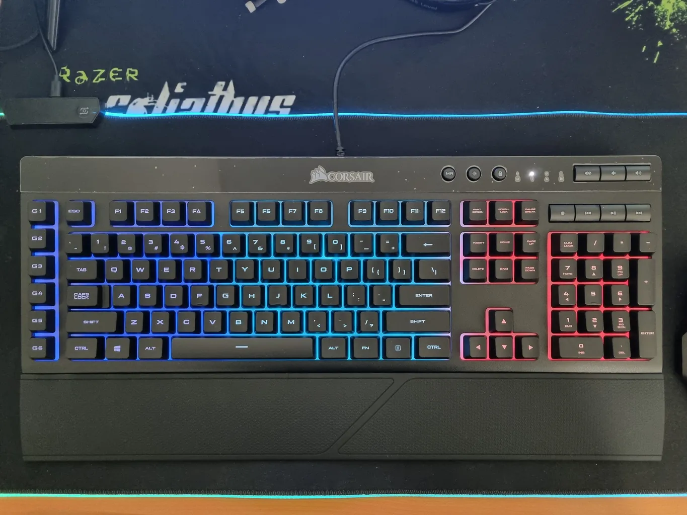 کیبورد مخصوص بازی کورسیر مدل K55 RGB