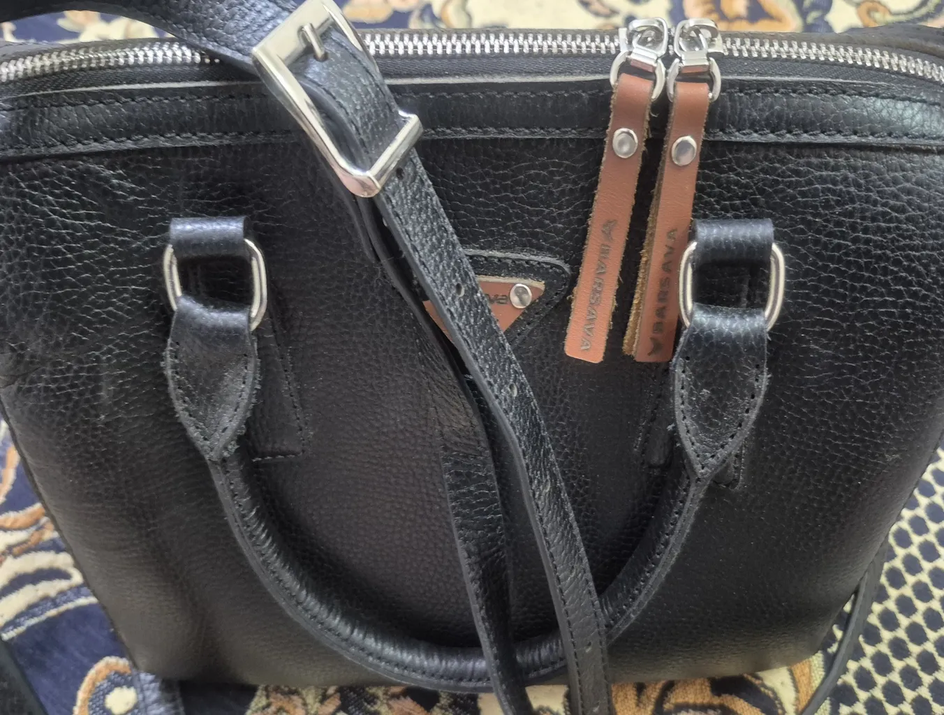 کیف دستی زنانه چرم بارثاوا کد 1374