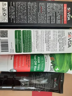 ماسک صورت سودا مدل آلوئه ورا حجم 100 میلی لیتر به همراه ماسک صورت سودا مدل ذغال حجم 75 میلی لیتر